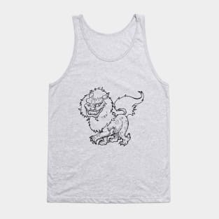 Inktober Shisa Cryptid Tank Top